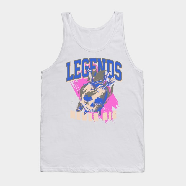 Legends Saphire Tank Top by funandgames